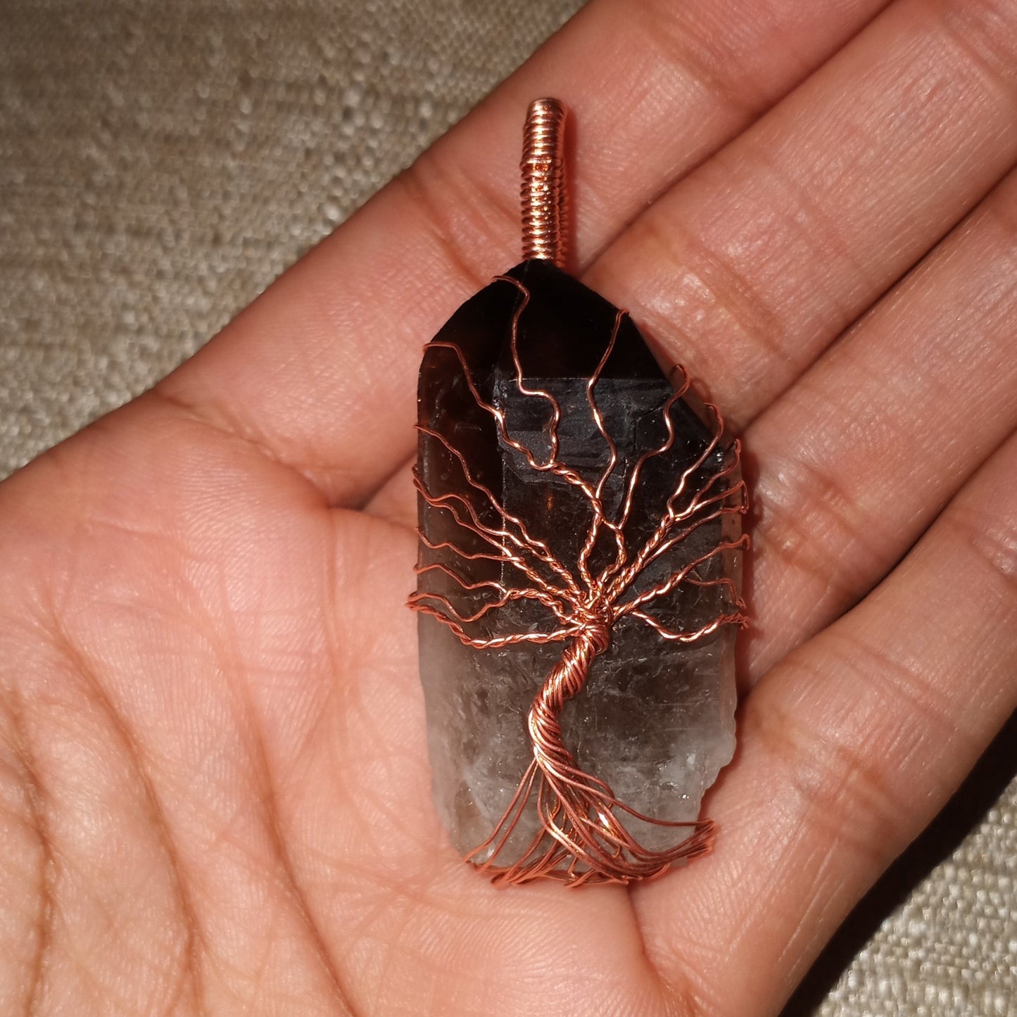 Smoky Quartz Tree Of Life