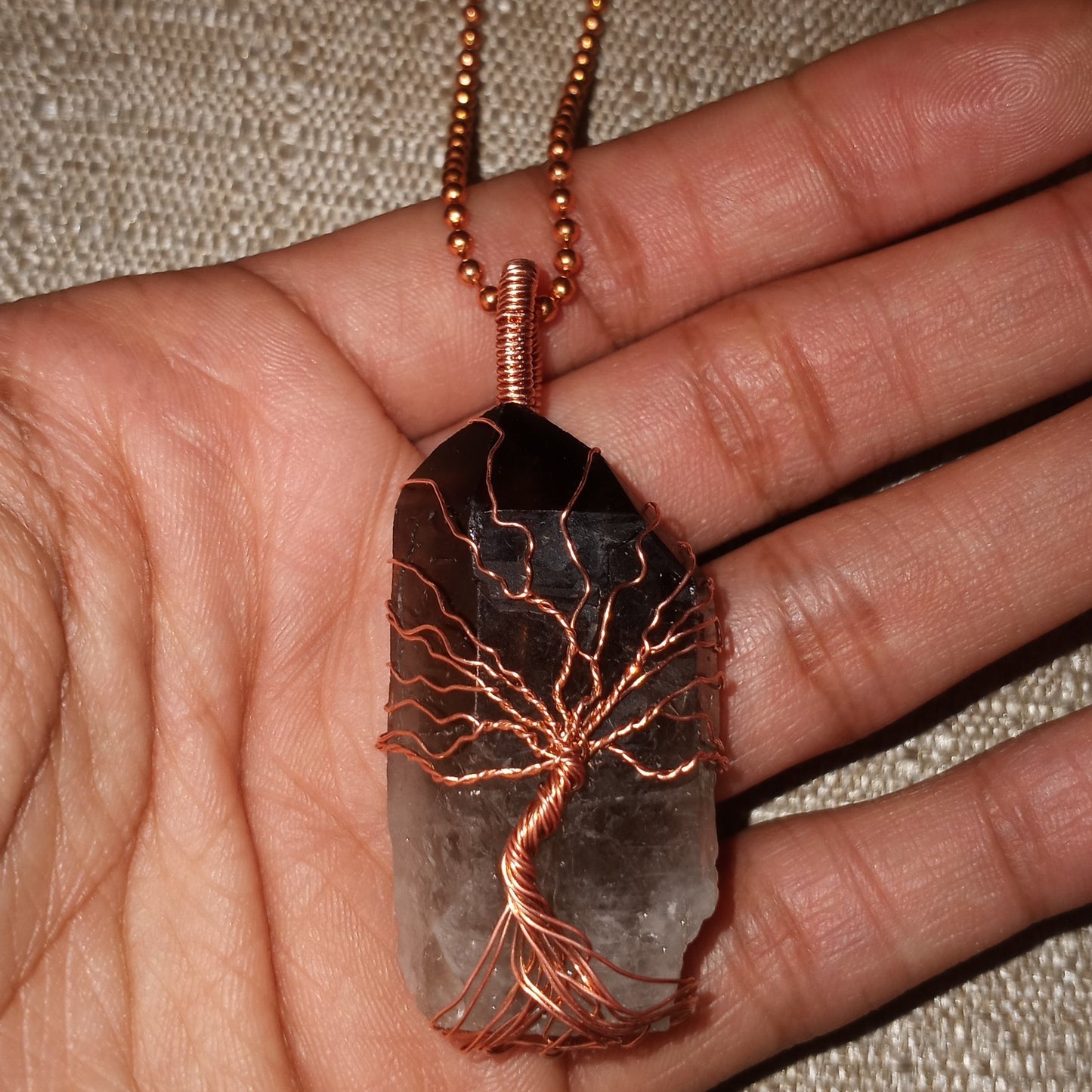 Smoky Quartz Tree Of Life