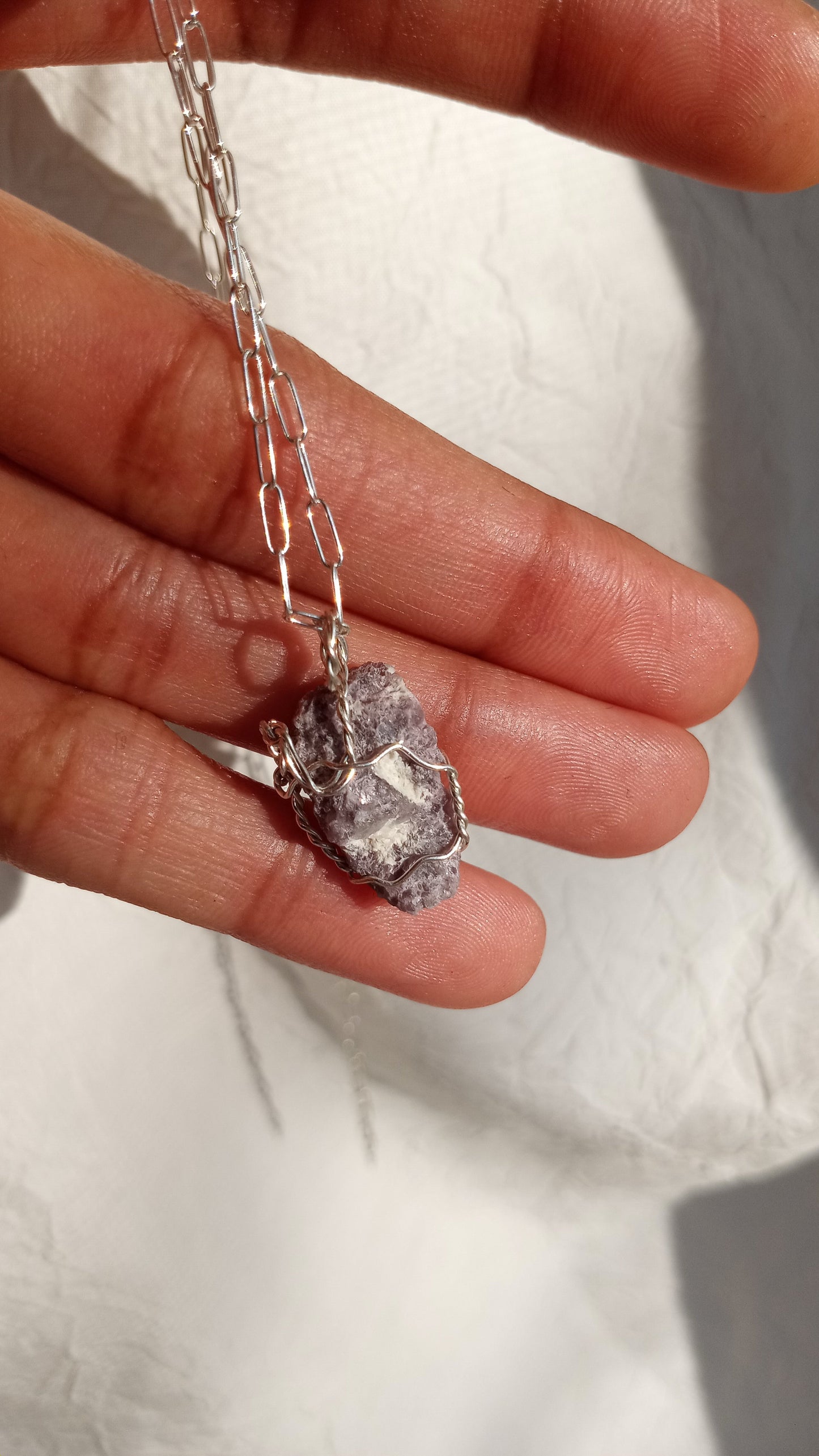 Lepidolite Necklaces