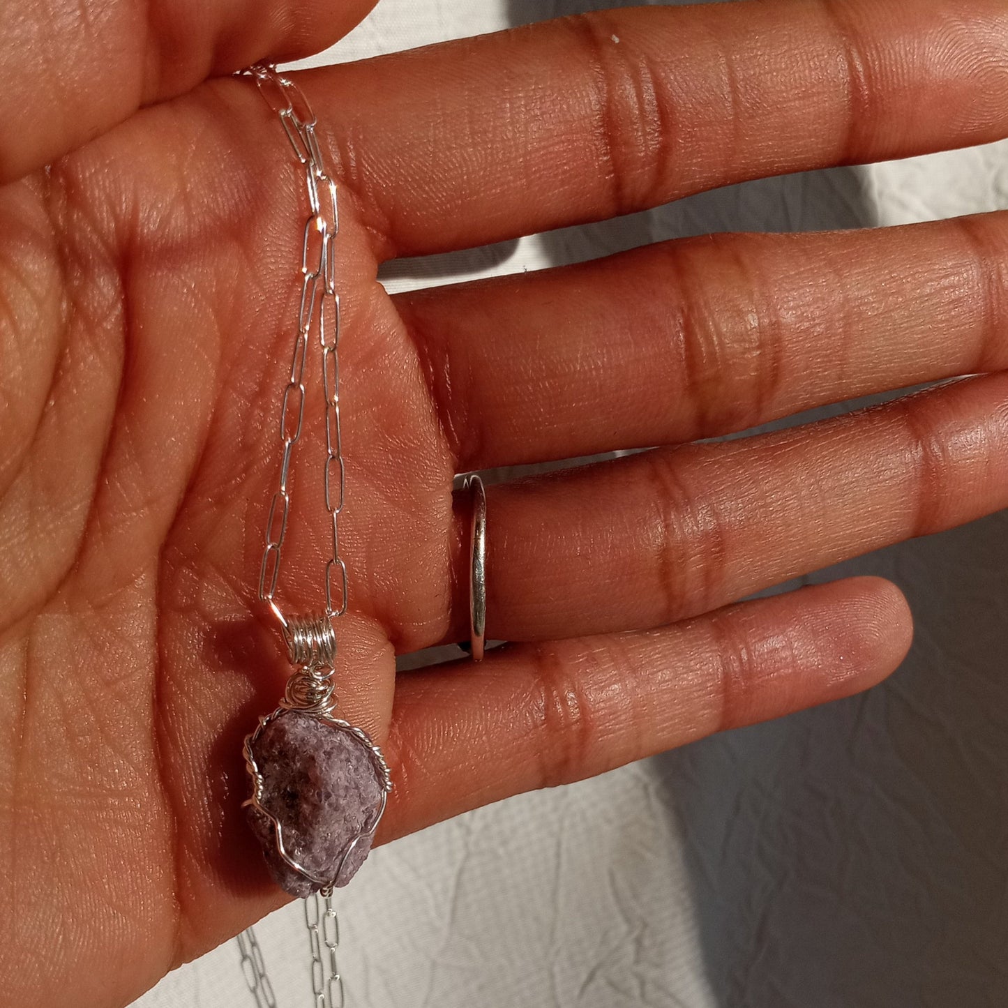 Lepidolite Necklaces